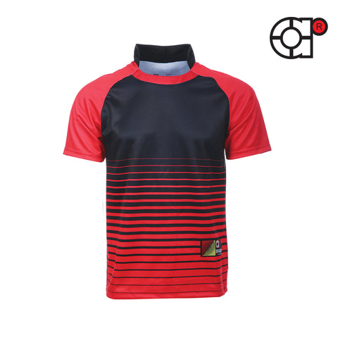 ARORA SHORT SLEEVE DRY FIT SUBLIMATION RUGBY (RED FOX)