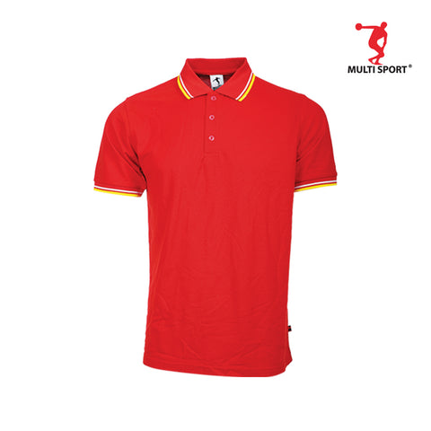 MULTISPORT SHORT SLEVEE LACOSTE POLO (RED)