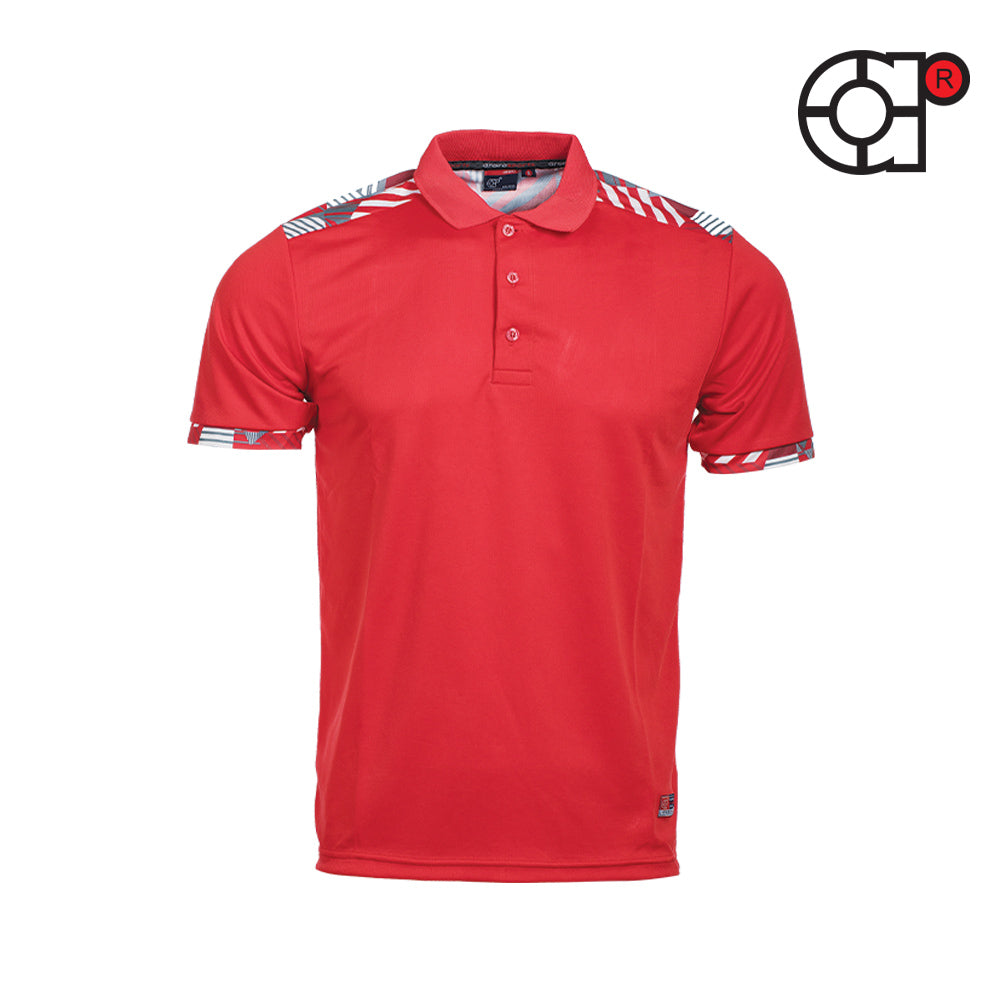 ARORA SHORT SLEEVE DRY FIT SUBLIMATION POLO (RED)