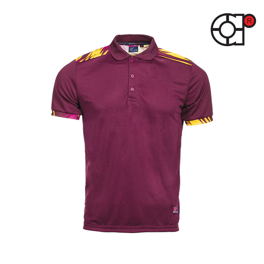 ARORA SHORT SLEEVE DRY FIT SUBLIMATION POLO (MAROON)