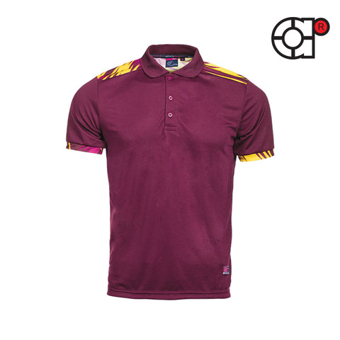 ARORA SHORT SLEEVE DRY FIT SUBLIMATION POLO (MAROON)