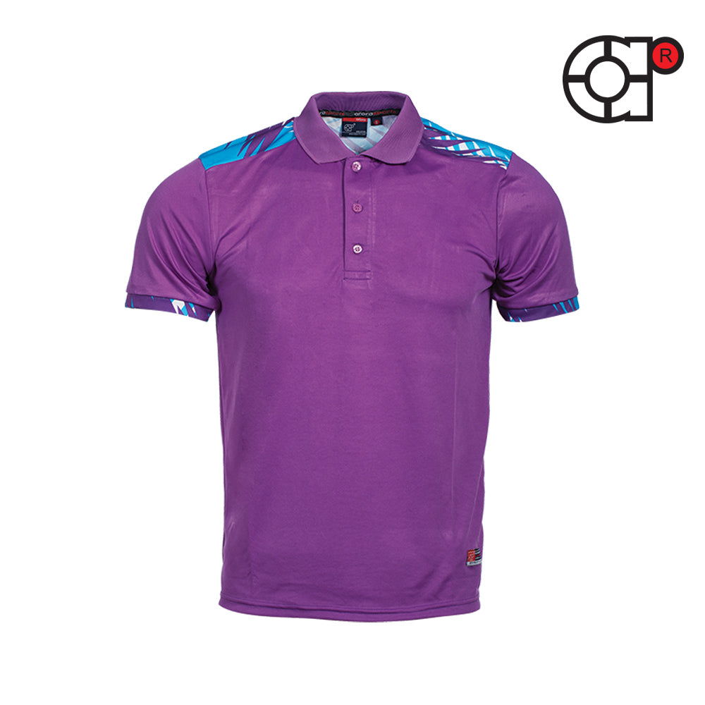 ARORA SHORT SLEEVE DRY FIT SUBLIMATION POLO (PURPLE)